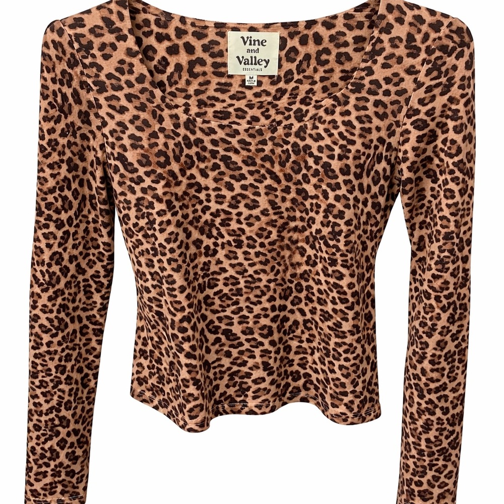 Leopard Print Women's Top